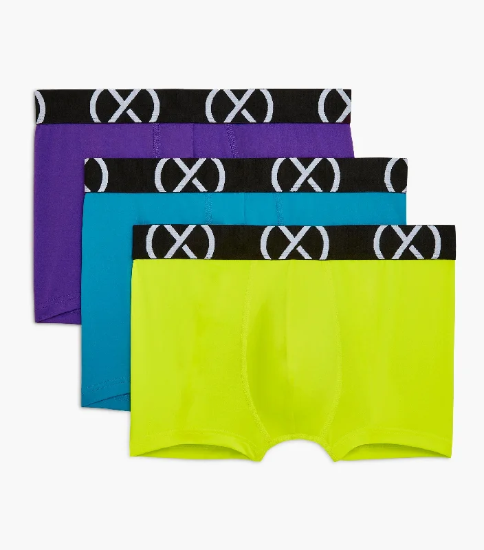 Solid - color men's trunks in various shades(X) Sport | No-Show Trunk 3-pack