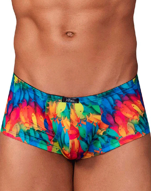 Moisture - wicking men's trunks for active useXtremen 91147 Printed Microfiber Trunks Fish