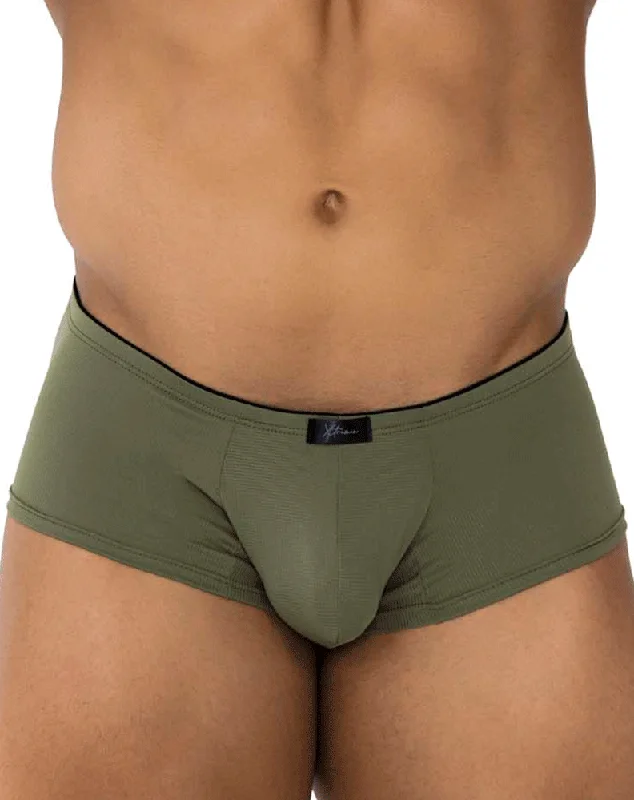 Cotton men's trunks for a comfortable fitXtremen 91175 Microfiber Trunks Green