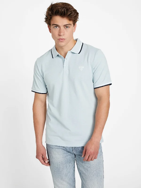 Men's thermal t - shirts with a high - neck design for cold weatherAllen Polo