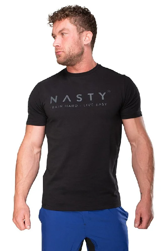 Men's ribbed t - shirts with a textured finish for added styleBradshaw | Train Hard