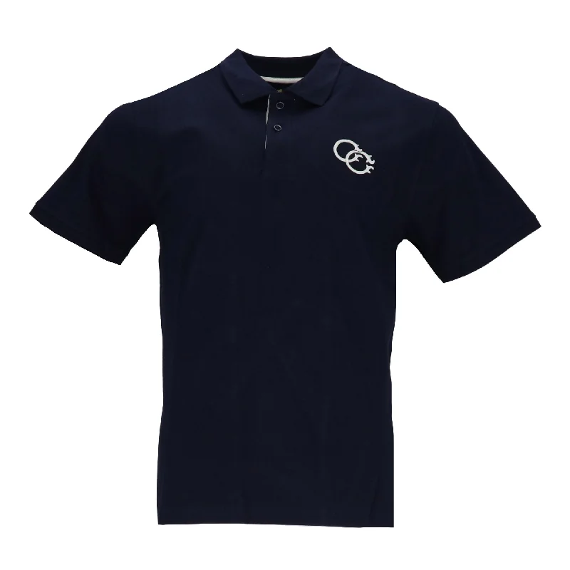 Men's organic cotton crew - neck t - shirts for everyday comfortCavalli Class Mens Navy Polo