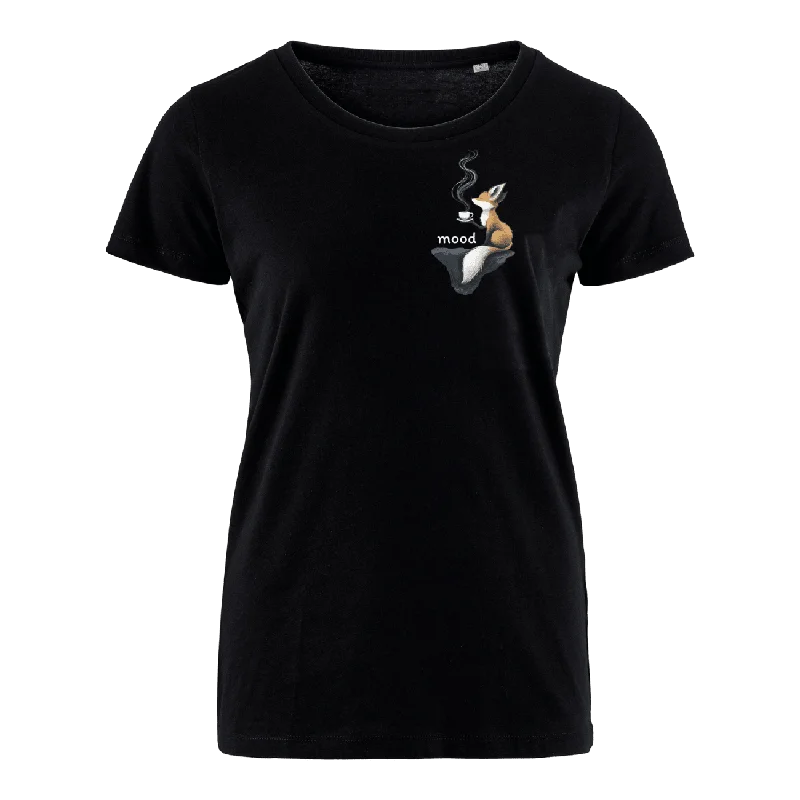 Men's mock - neck t - shirts with a modern and sleek styleCoffee mood  - Bio Damen Shirt