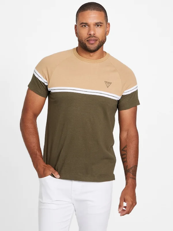 Men's organic cotton crew - neck t - shirts for everyday comfortEco Kido Color-Block Tee