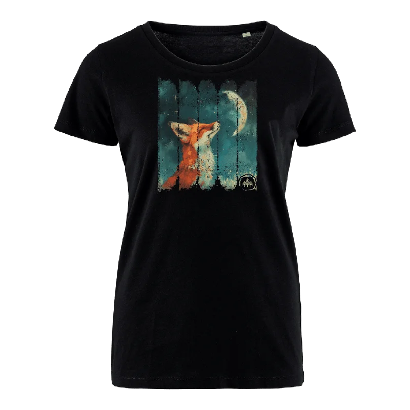 Men's UV - protection t - shirts for outdoor activities in the sunFuchs bei Nacht - Bio Damen Shirt Men's UV - protection t - shirts for outdoor activities in the sunFuchs bei Nacht - Bio Damen Shirt
