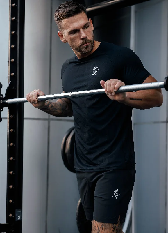 Men's UV - protection t - shirts for outdoor activities in the sunGym King Energy Tee - Black