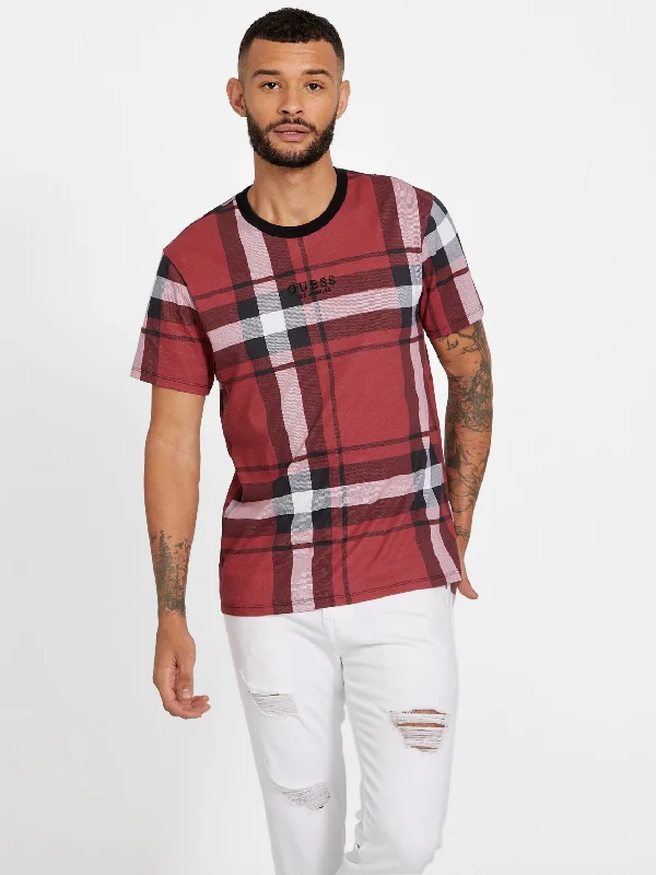 Men's ribbed t - shirts with a textured finish for added styleHertz Tee