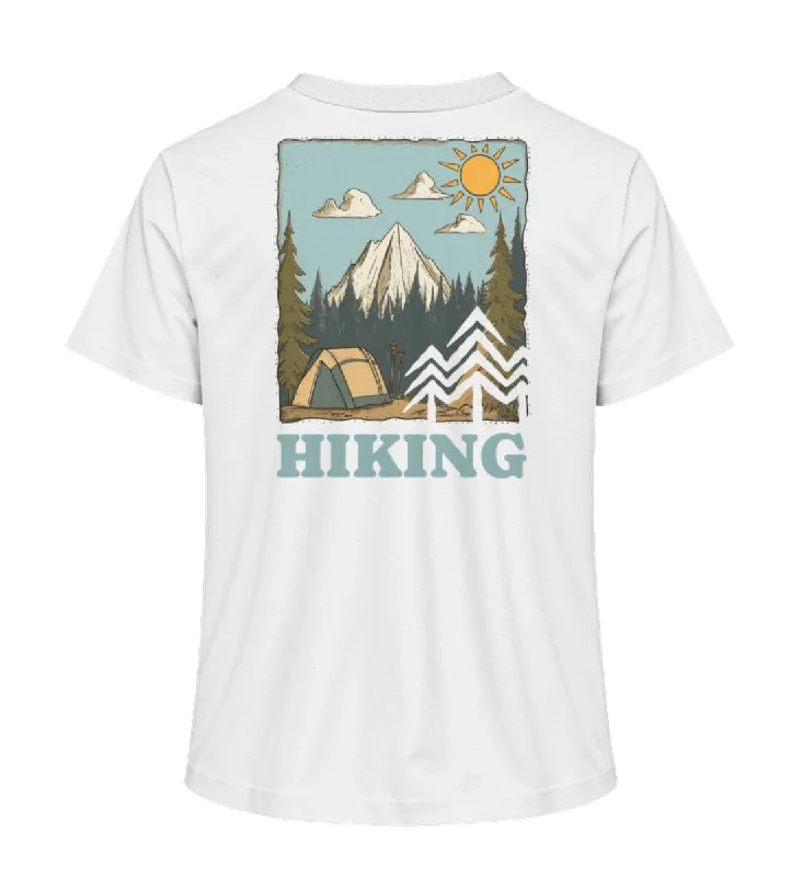 Men's UV - protection t - shirts for outdoor activities in the sunHIKING Backprint  - Bio Damen Shirt