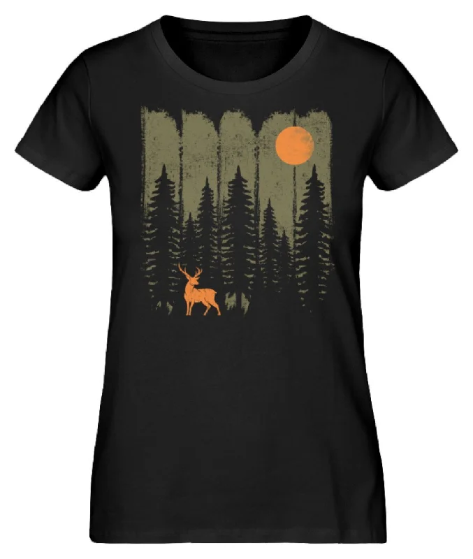 Men's organic cotton crew - neck t - shirts for everyday comfortHIRSCH IM WALD - Bio Damen Shirt