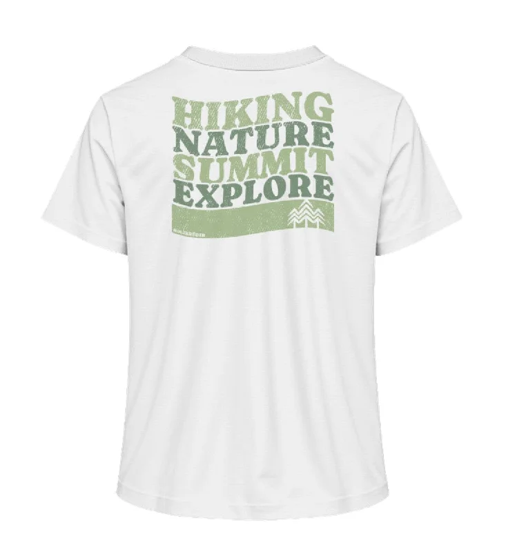Men's plus - size pocket t - shirts with a classic lookHNSE Backprint  - Bio Damen Shirt