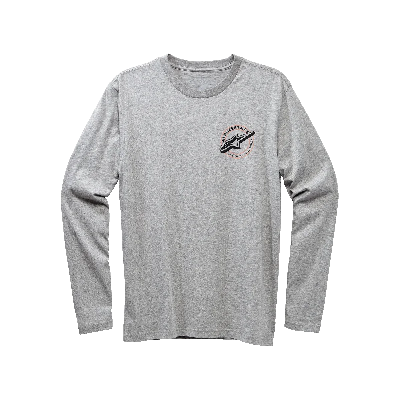 Men's button - front t - shirts with a unique artistic printHoops Tee - Long Sleeve