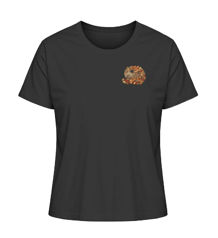 Men's distressed denim - look t - shirts with a rugged appealIgel im Laub - Bio Damen Shirt