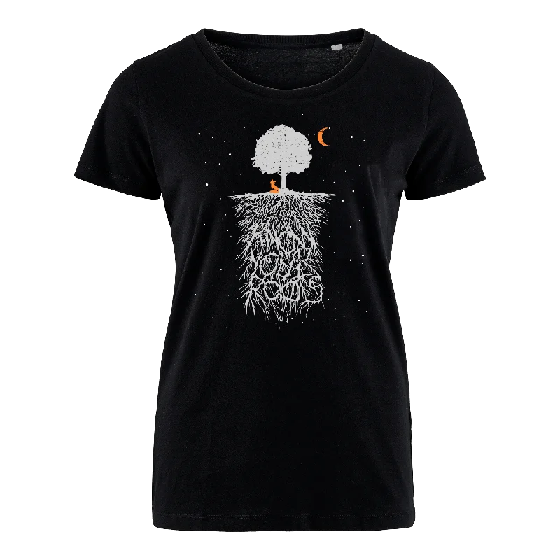 Men's thermal t - shirts with a high - neck design for cold weatherKNOW YOUR ROOTS - Bio Damen Shirt