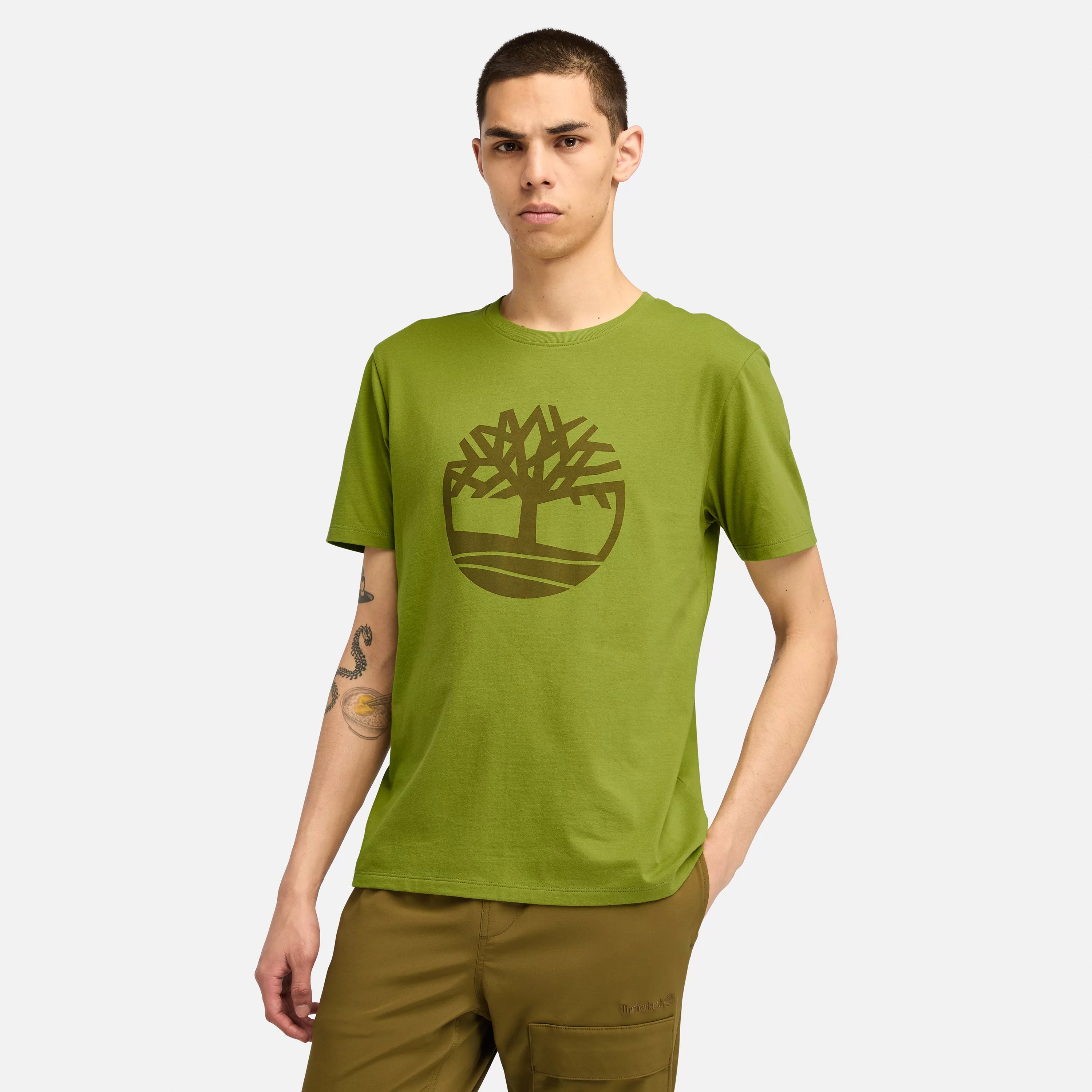 Men's UV - protection t - shirts for outdoor activities in the sunMen's Northwood US Tree Logo Short Sleeve T-Shirt