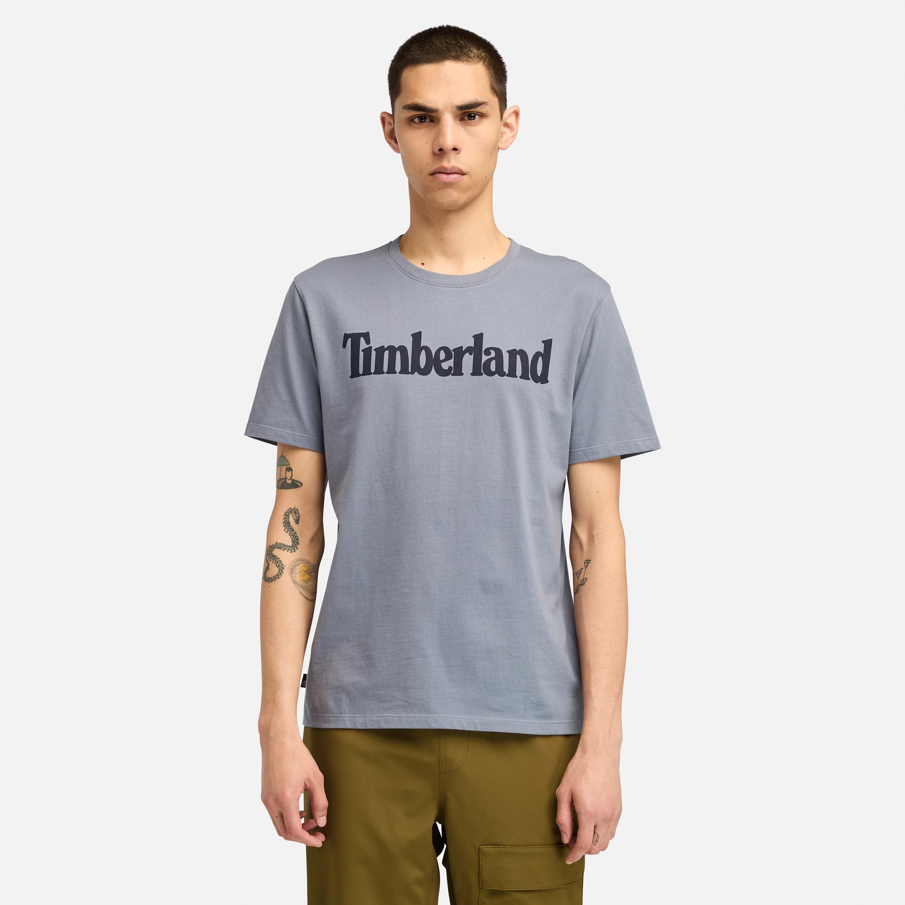 Men's long - sleeve henley t - shirts with button - down placketsMen's Northwood US Wordmark Logo Short Sleeve T-Shirt