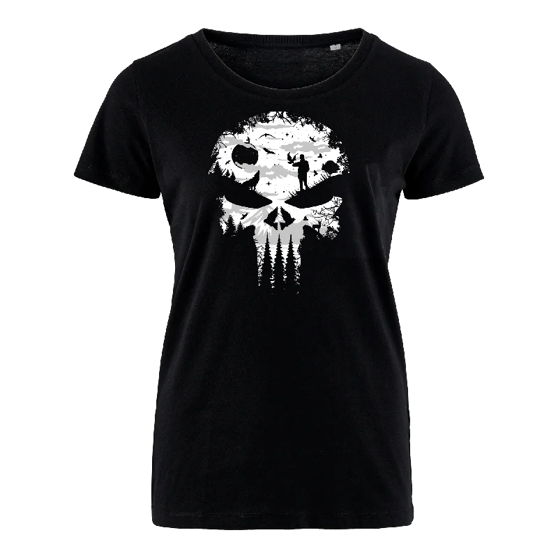 Men's eco - friendly recycled t - shirts for sustainable fashion choicesNature Skull - Bio Damen Shirt