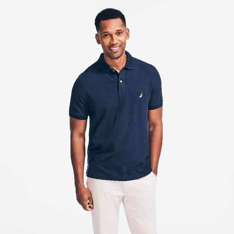 Men's moisture - wicking athletic t - shirts for intense workoutsNautica Mens Classic Fit Deck Polo