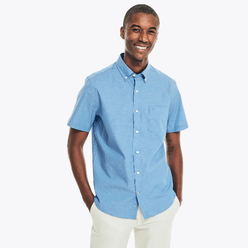 Men's eco - friendly recycled t - shirts for sustainable fashion choicesNautica Mens Wrinkle-Resistant Wear To Work Short-Sleeve Shirt Men's eco - friendly recycled t - shirts for sustainable fashion choicesNautica Mens Wrinkle-Resistant Wear To Work Short-Sleeve Shirt