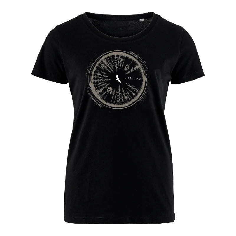 Men's thermal t - shirts with a high - neck design for cold weatherOffline im Wald  - Bio Damen Shirt