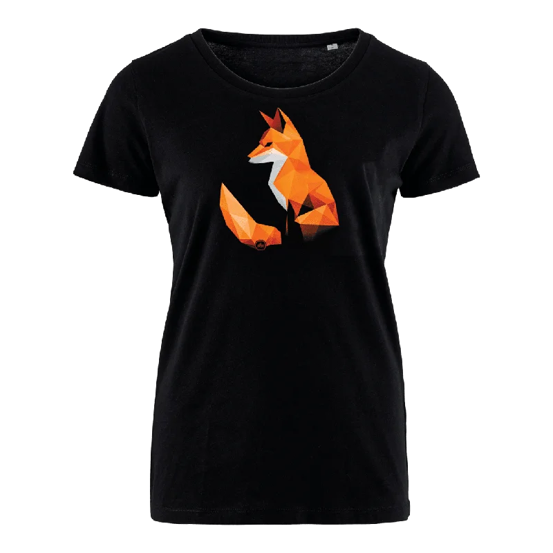 Men's button - front t - shirts with a unique artistic printOri Fuchs - Bio Damen Shirt Men's button - front t - shirts with a unique artistic printOri Fuchs - Bio Damen Shirt