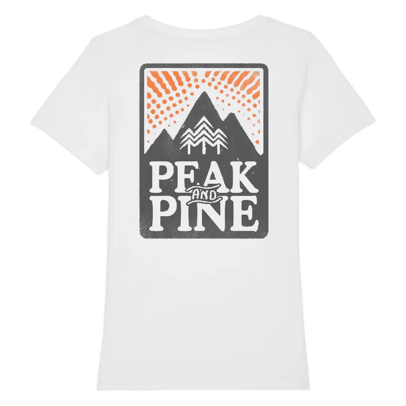 Men's mock - neck t - shirts with a modern and sleek stylePeak and Pine - Bio Damen Shirt Men's mock - neck t - shirts with a modern and sleek stylePeak and Pine - Bio Damen Shirt