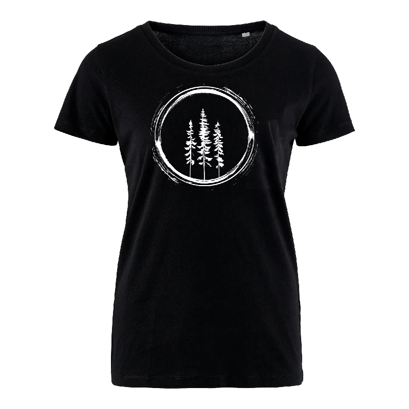 Men's UV - protection t - shirts for outdoor activities in the sunFichten Kreis - Bio Damen Shirt