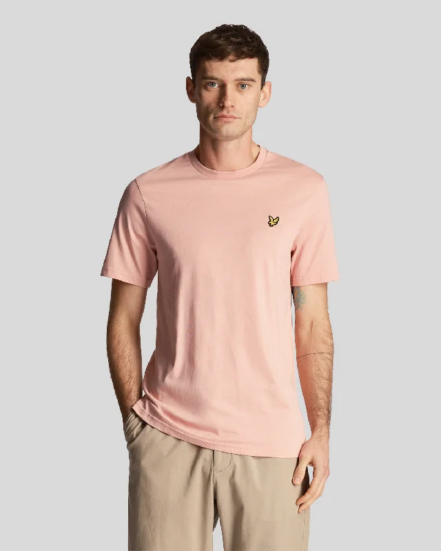 Men's short - sleeve linen t - shirts for summer beach outingsPlain T-Shirt