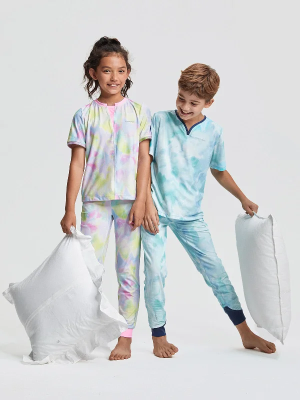 Men's eco - friendly recycled t - shirts for sustainable fashion choicesPrinted Stretch Lounge Wear Set