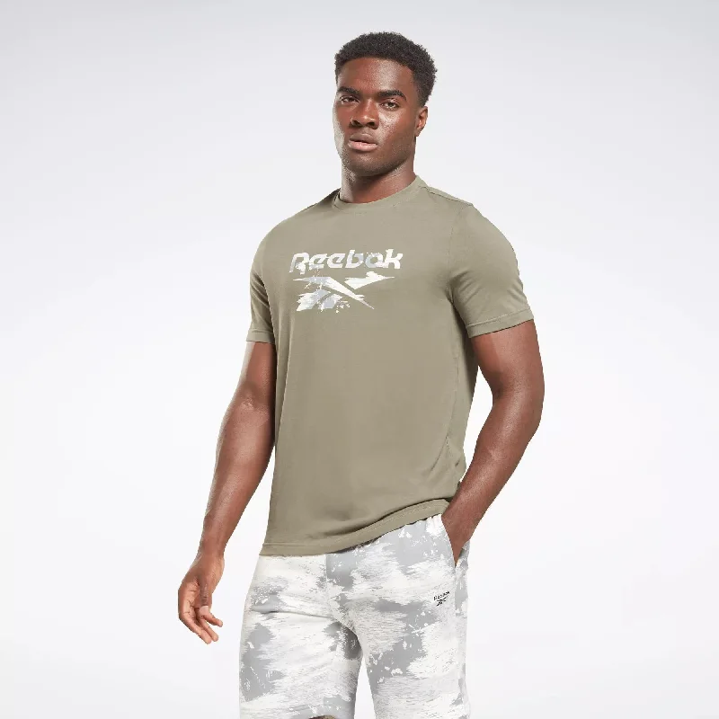 Men's UV - protection t - shirts for outdoor activities in the sunReebok Identity Modern Camo T-Shirt