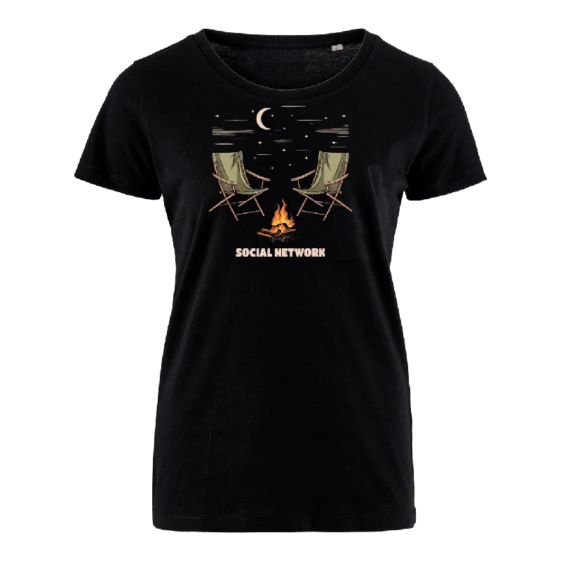 Men's distressed denim - look t - shirts with a rugged appealSocial Network - Bio Damen Shirt