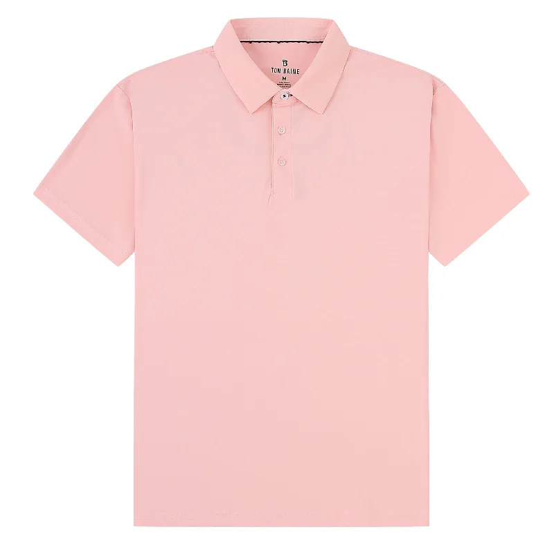 Men's UV - protection t - shirts for outdoor activities in the sunTom Baine Men's Performance Stretch Solid Short Sleeve Polo Men's UV - protection t - shirts for outdoor activities in the sunTom Baine Men's Performance Stretch Solid Short Sleeve Polo