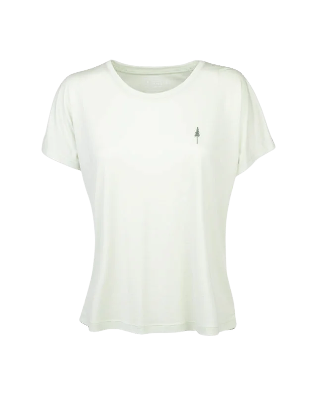 Men's mock - neck t - shirts with a modern and sleek styleTreeShirt Dolman Women Fresh Mint