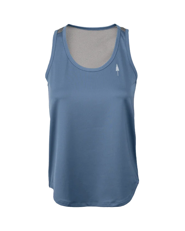 Men's thermal t - shirts with a high - neck design for cold weatherTreeTop Tanky Active Women Marine Teal