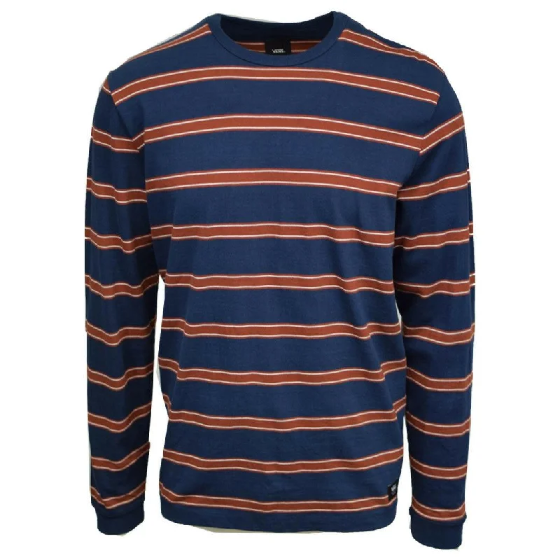 Men's smart - casual checkered t - shirts for semi - formal occasionsVans Off The Wall Men's Watson Heavy L/S Crewneck