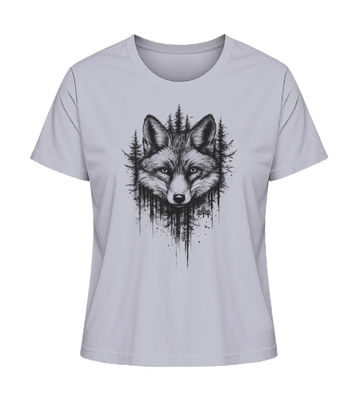 Men's distressed denim - look t - shirts with a rugged appealWaldfuchs  - Bio Damen Shirt