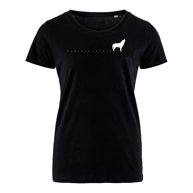 Men's slim - fit graphic t - shirts with vintage rock band printsWOLF SPUR - Bio Damen Shirt